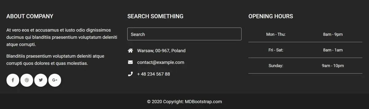MDB 5 - Bootstrap 5 & Material Design
