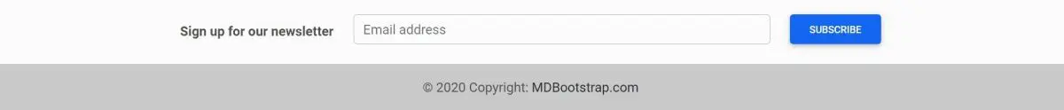 MDB 5 - Bootstrap 5 & Material Design