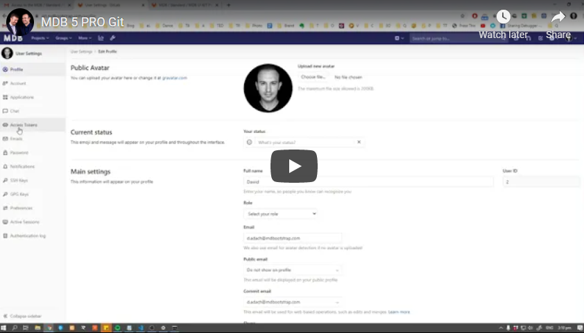 How to install MDB via NPM